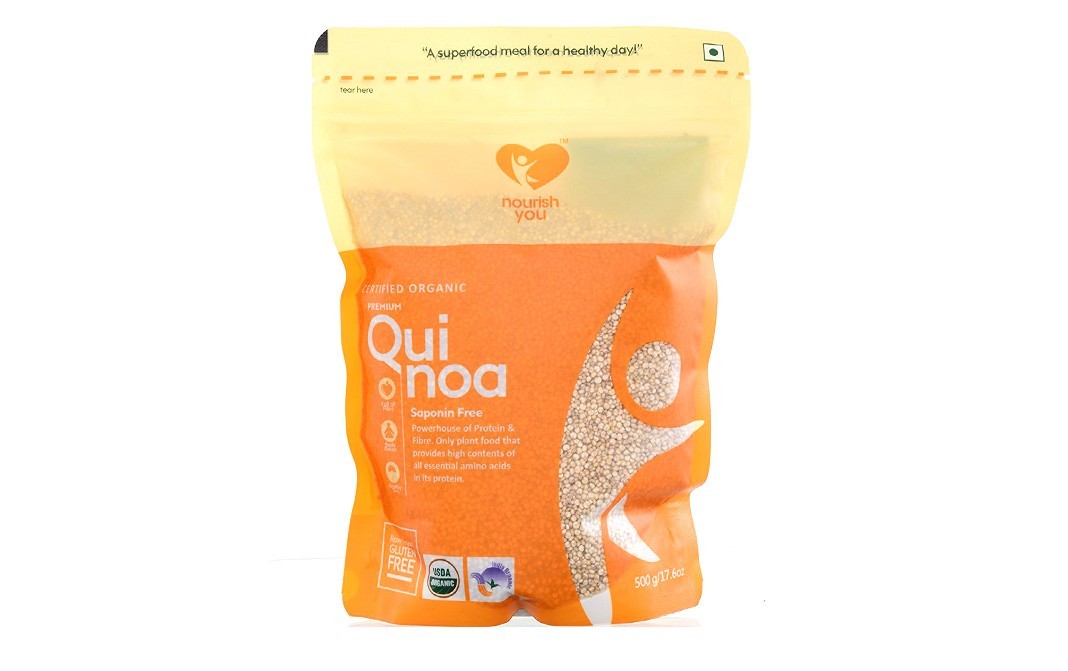 Nourish You Premium White Quinoa    Pack  500 grams